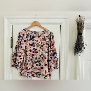 Lauren Conrad Floral Blouse